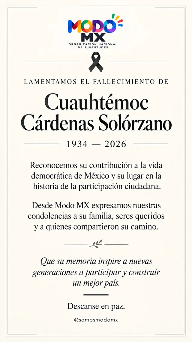 Modo MX, Organización Nacional de Juventudes